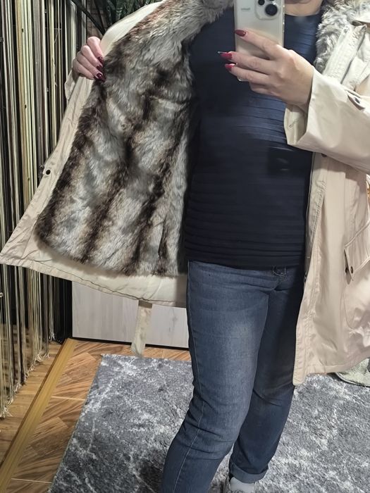 Плащ/ парка 2 во 1  Америка 46/48 по Новый