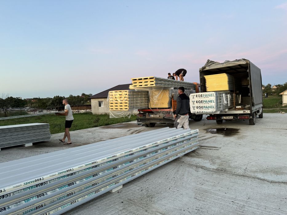 Panou sandwich perete si acoperis