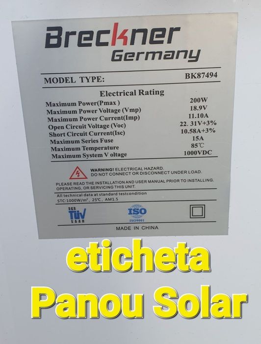 Kit fotovoltaic 2000W  baterie portabila si panou solar 200w