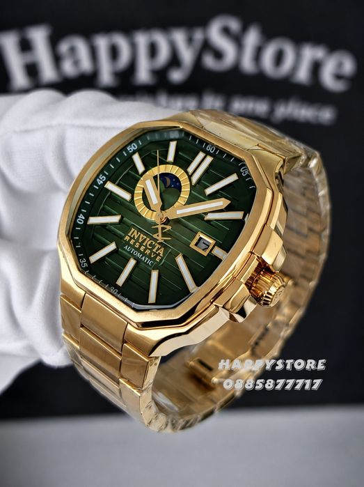 INVICTA Gravity Gold automatic 46 mm, Инвикта нов мъжки часовник