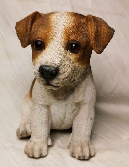 Figurină decorativă câine realistic Colecția Leonardo, rășină acrilică