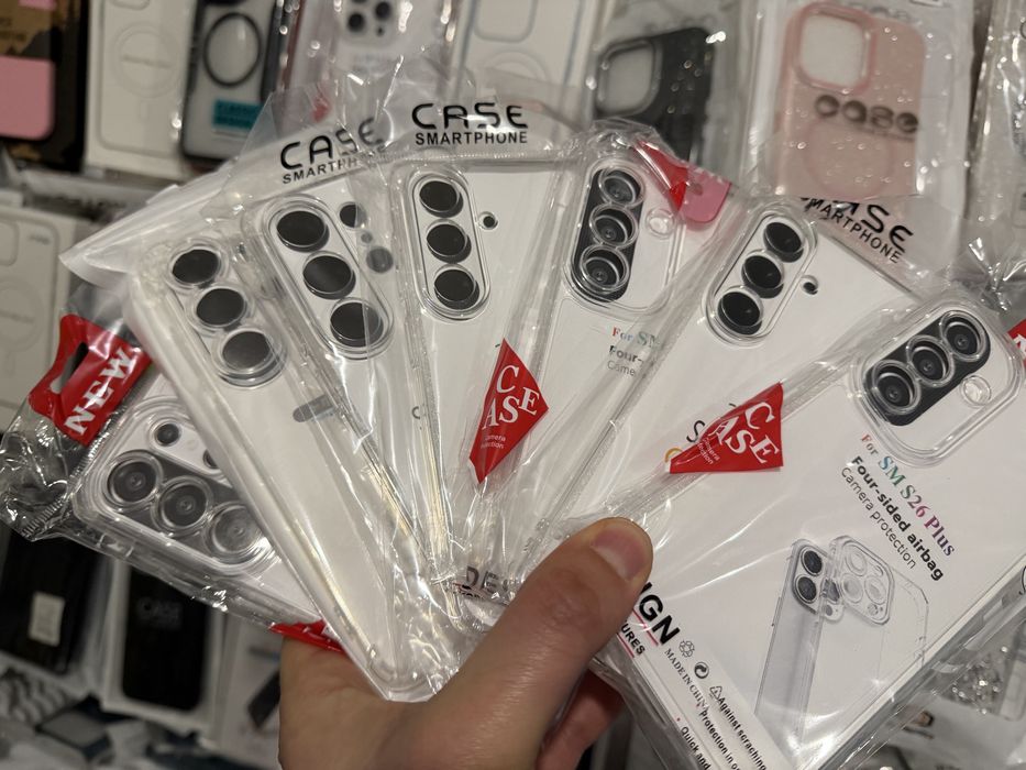 Samsung Galaxy S26 Ultra,S26+,S26 прозрачни силиконови гърбове