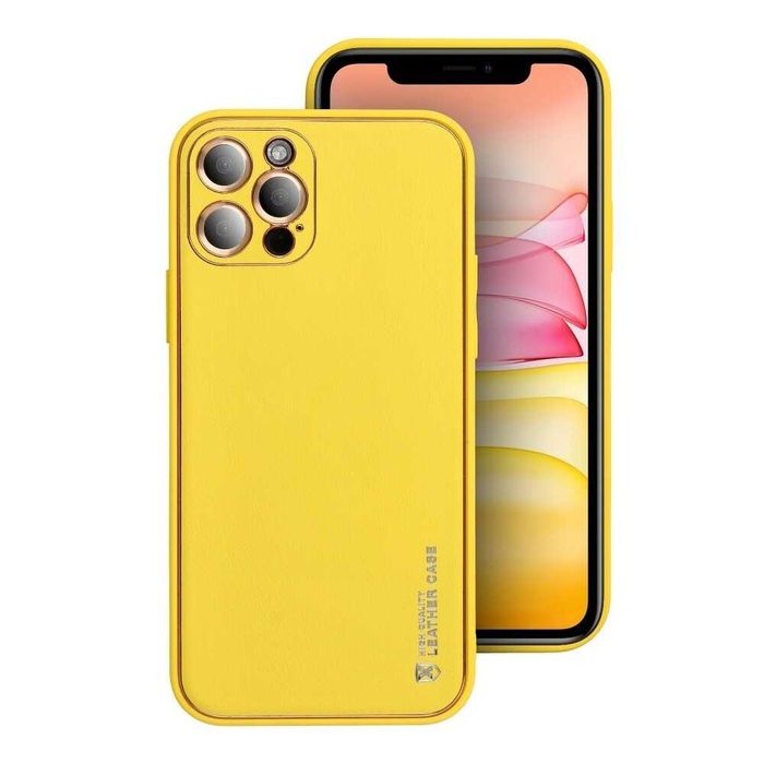 Кожен калъф iPhone, Samsung модерен и стилен кейс с протектор на камерите