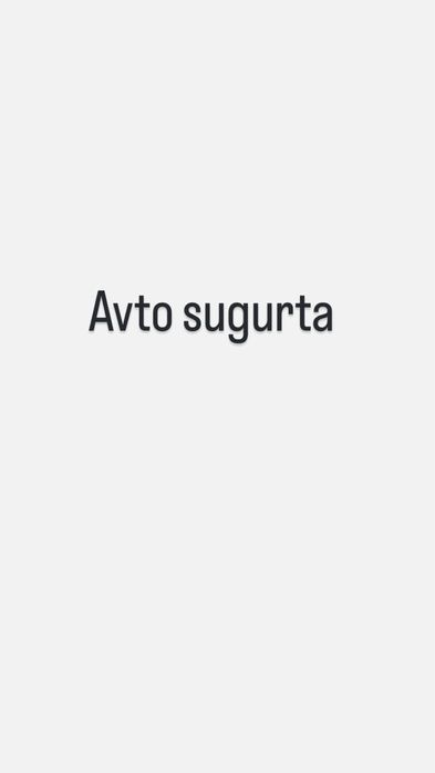 Avto sugurta va boshqa hizmatlar