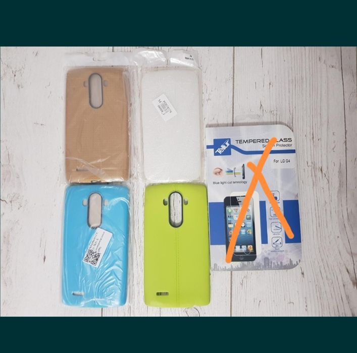 Husa folie sticla Lg G4 diverse culori, modele