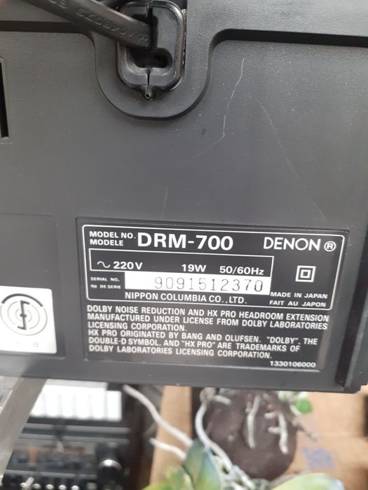 DENON cassette deck tuner si CD