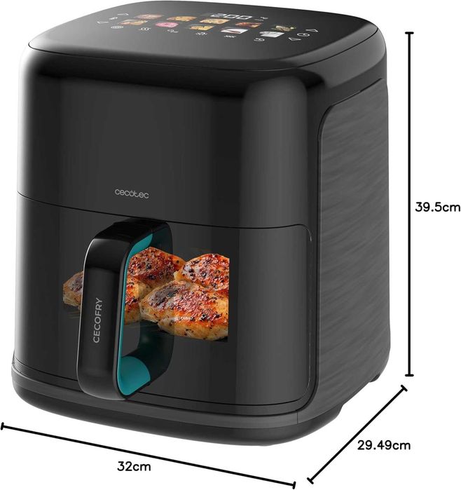 Фритюрник с горещ въздух Cecotec Cecofry&Grill Smokin’ 6500 2200W