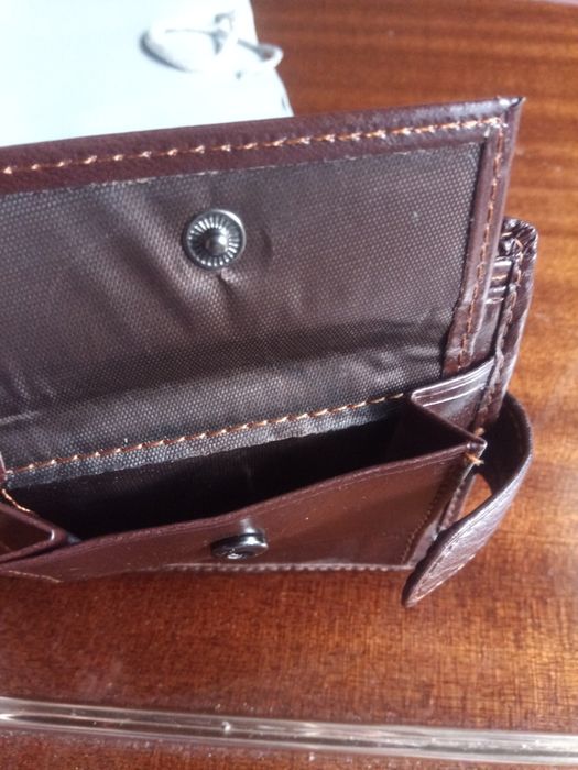 Кожено портмоне кафяво