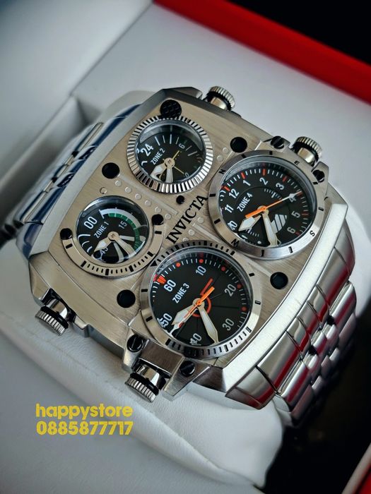 INVICTA Zulu Silver 54 mm, Инвикта нов мъжки часовник