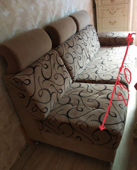 Угловой модульный диван