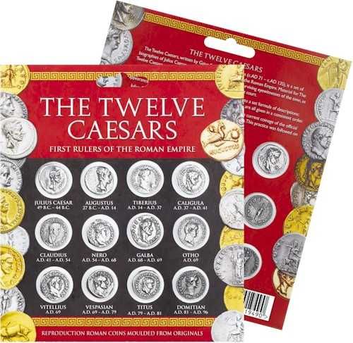 Set de monede ale celor Doisprezece Cezari Deniari repli­ci împărați