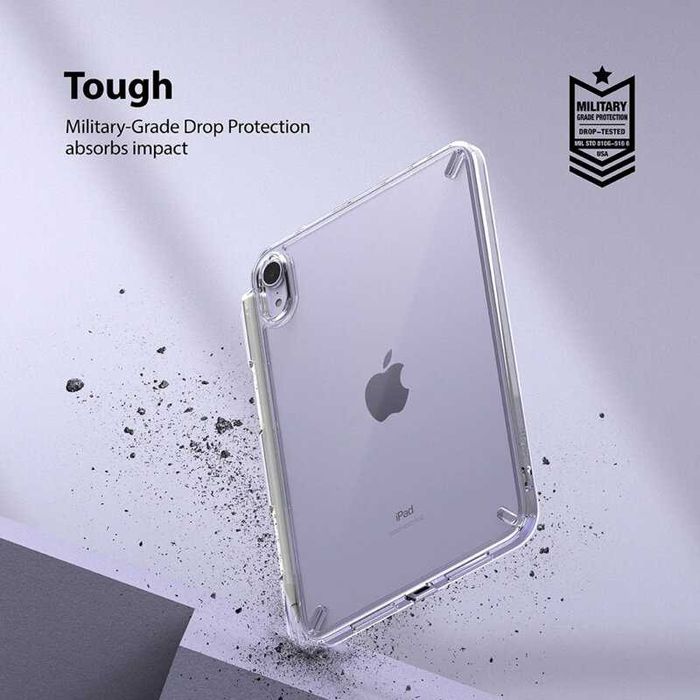 Husa antisoc, flip+Folie ecran APPLE iPad Mini 6 2021/ 7 2024 8.3 inch