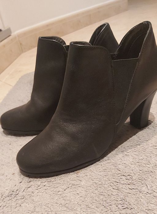 Полу-боти, н.37, ест.кожа