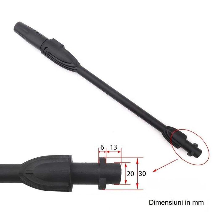 Set pistol lance spalare si spumare Karcher seria K K2 K3 K4 K5 K6 K7