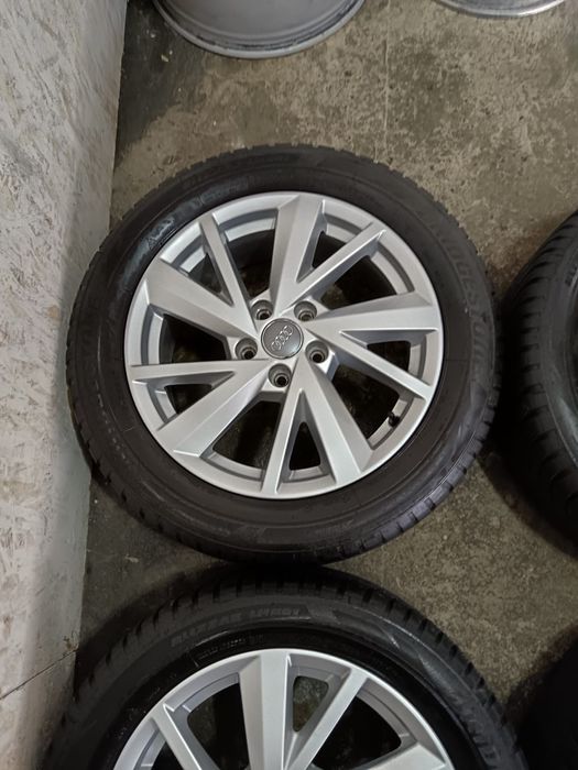 Jante 17 5x112 ET45 Golf Passat Octavia + 215/55 R17 iarna