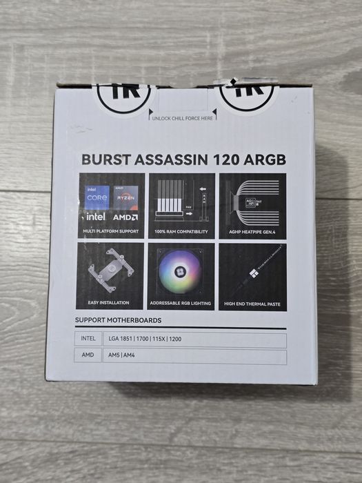 Cooler CPU Thermalright BA120 ARGB, 6 heatpipes, 154mm, AMD/Intel