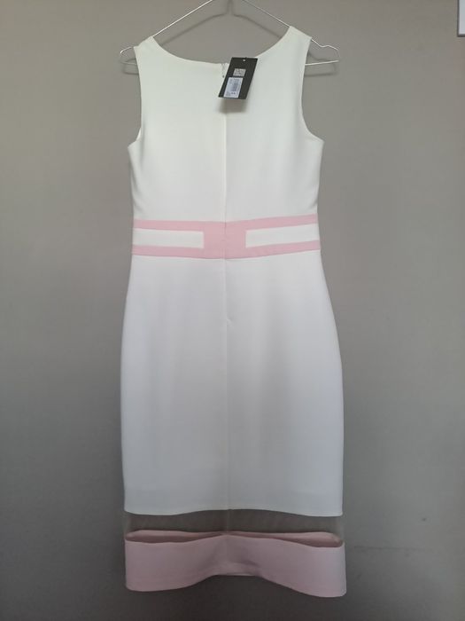 Бяла рокля Junona 36 размер