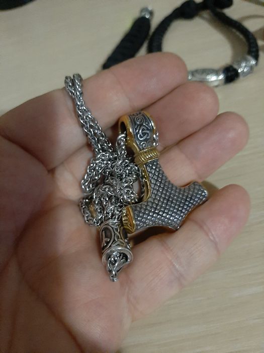 Inel bratara breloc viking