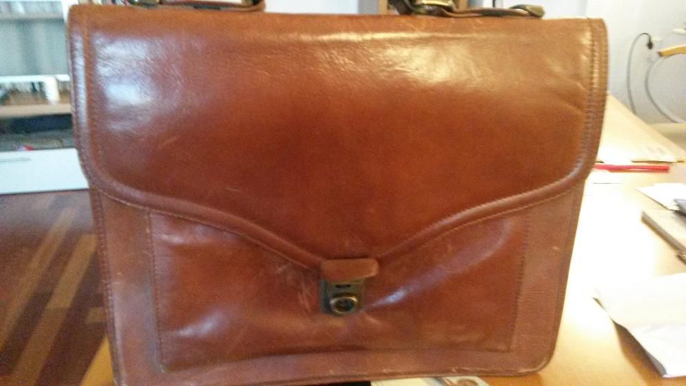 servieta piele eleganta si geanta samsonite