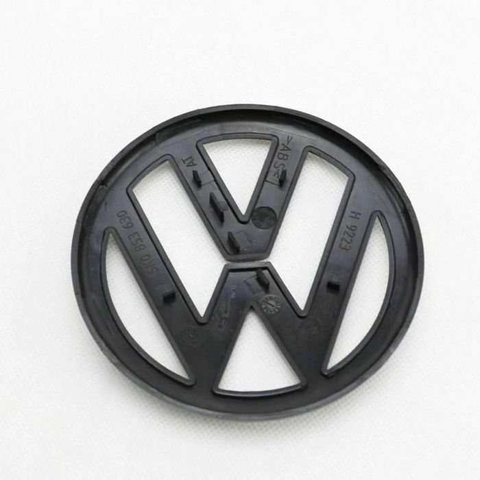 Embleme Fata Spate Cu Prinderi Originale VW Golf 5/6/7, Negru Lucios
