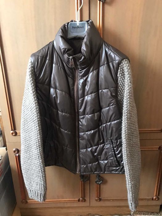 оригинальная  дубленка-двойка