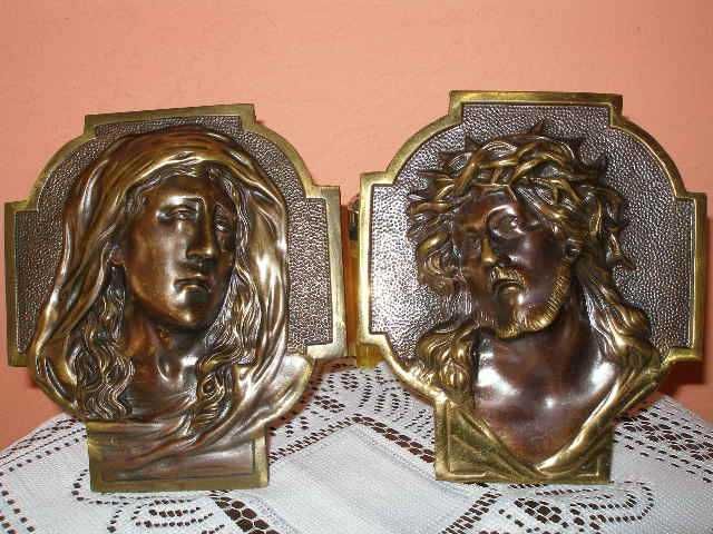 Бронзови Икони Дева Мария Исус