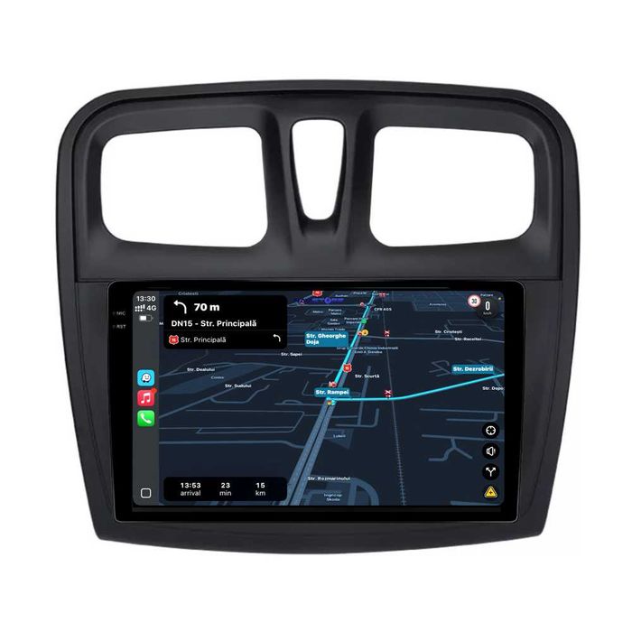 Navigatie Dedicata Dacia Logan (2012-2020), 9Inch, Bluetooth, Carplay