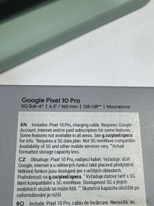 Google Pixel 10 , NOu , Garantie 2 ani