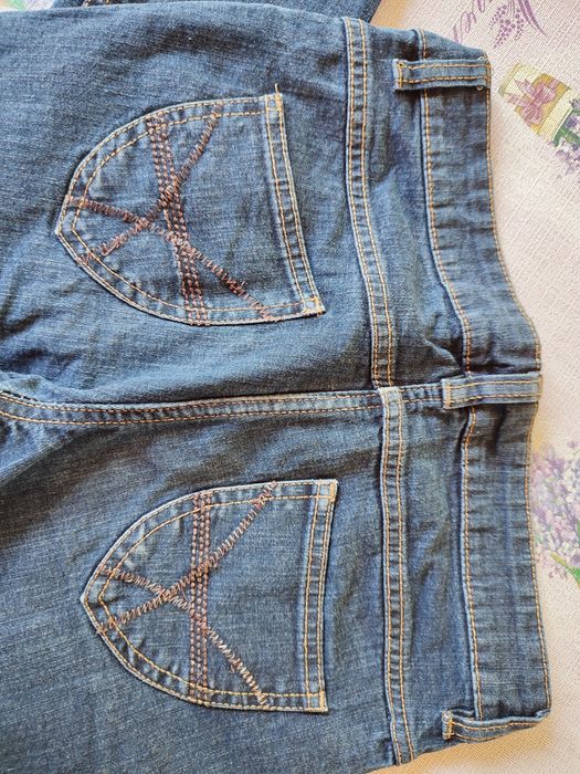 Дънкова пола Tommy Hilfiger, 14г, дънкови облекла 152см. ЯКЕ дънково,