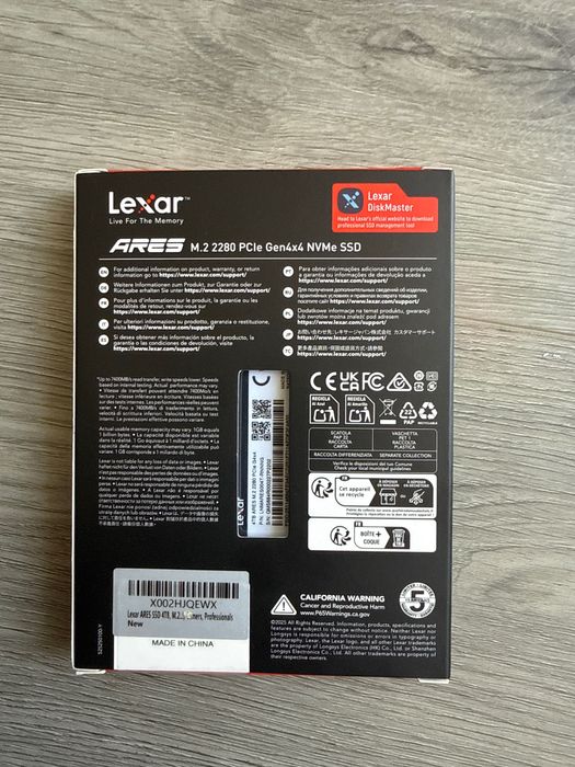 Vând ssd Lexar 4tb  nou sigilat