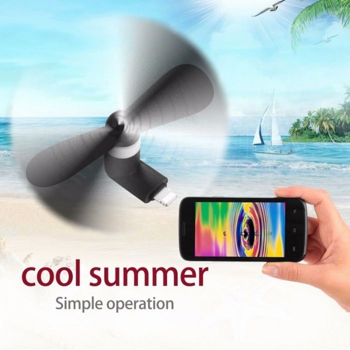 usb вентилатор за android и iphone