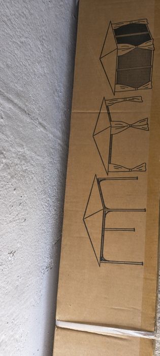 Pavilion / cort gradina, Torino, patrat, cadru metalic + poliester, bej, 3 x 3 m