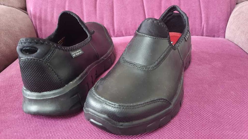 Pantofi piele SKECHERS Work Sure Track Slip Resistant marimea 35
