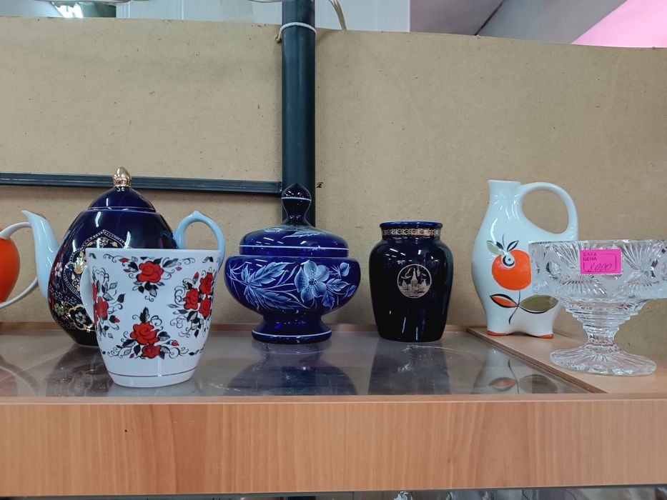 Посуда СССР фарфор, керамика, стекло, хрусталь