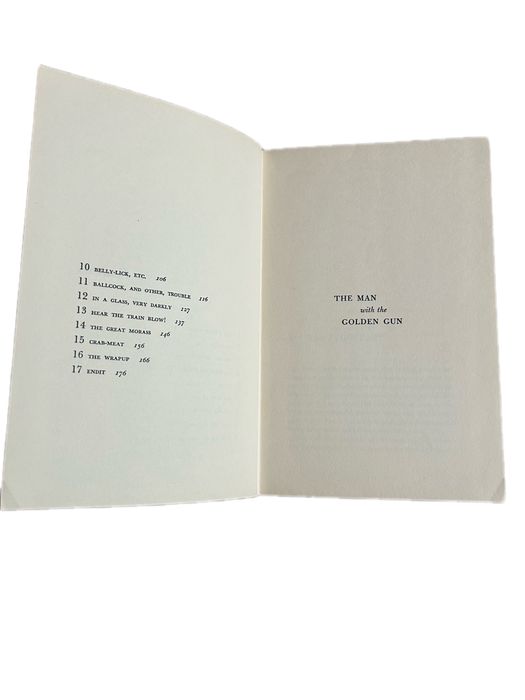 Carte Ian Fleming The Man with the Golden Gun First US Printing 1965 NAL