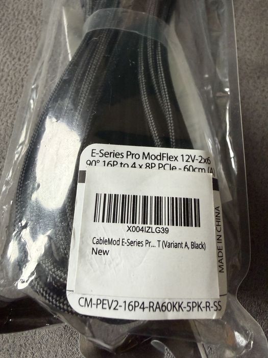 CableMod E-Series Pro ModFlex 12V-2x6 12VHPWR 90° StealthSense EVGA