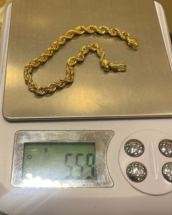 Цепь. браслет,кольцо,750 пр 18k