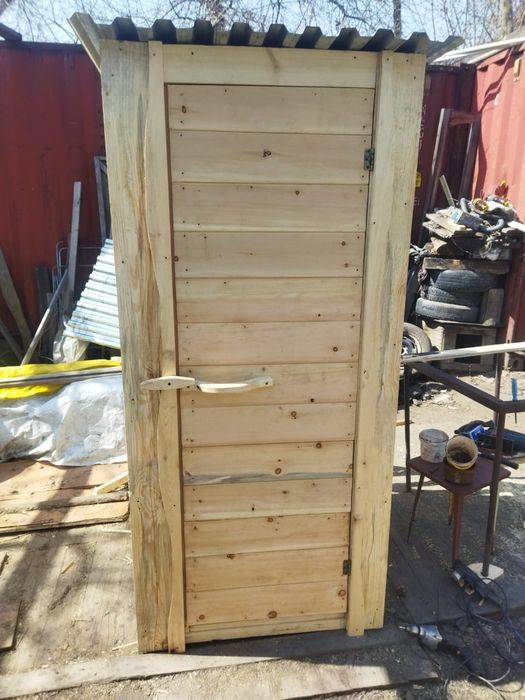 Туалет уличный из вагонки