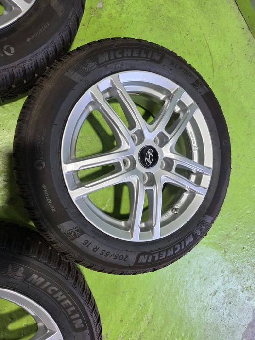 16 5x114.3 Kia Ceed Hyundai лети джанти 5х114.3 205/55/16 Michelin зимни гуми
