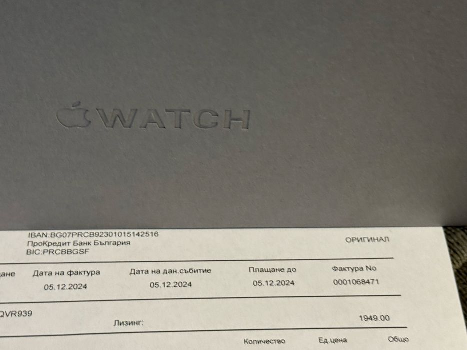 49mm Apple watch Ultra 2 iStyle Гаранция 2027г. Black Titanium TML