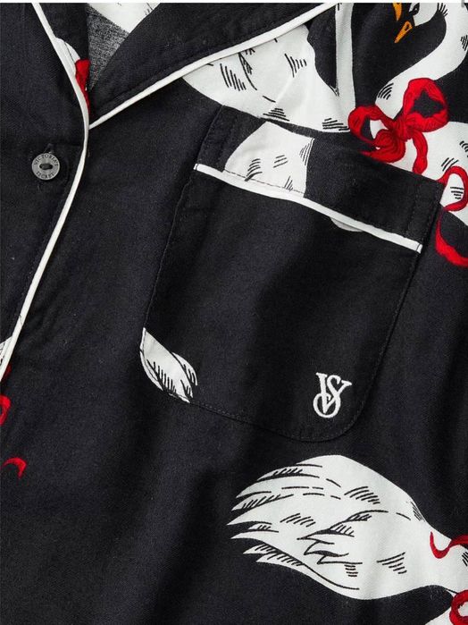 Pijamale Victoria's Secret de dama, bumbac, flanel Pijama XS S M