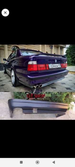 Бампер mercedes w124 w140 w190 w202 w210 w211 BMW e34 е36 e38 E39 e60