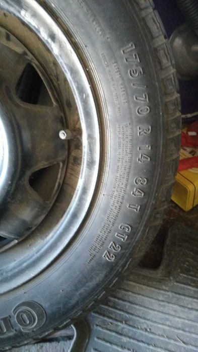 Железный диск R14 от AUDI 80