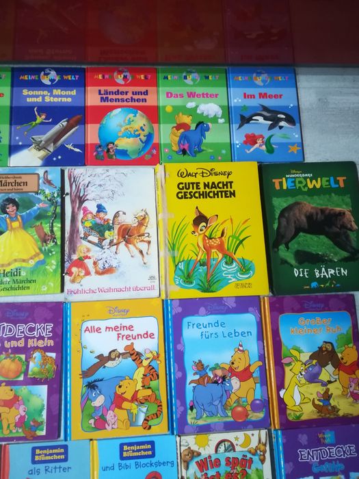 Детски книжки с твърди корици Waly Disney /на немски