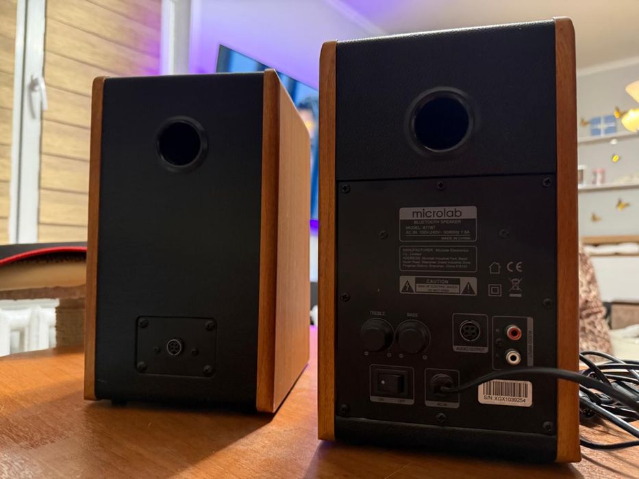 Колонки Microlab B77BT Bluetooth деревянные