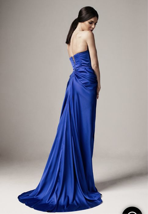 Rochie Ana Radu din satin MOV PRUNA