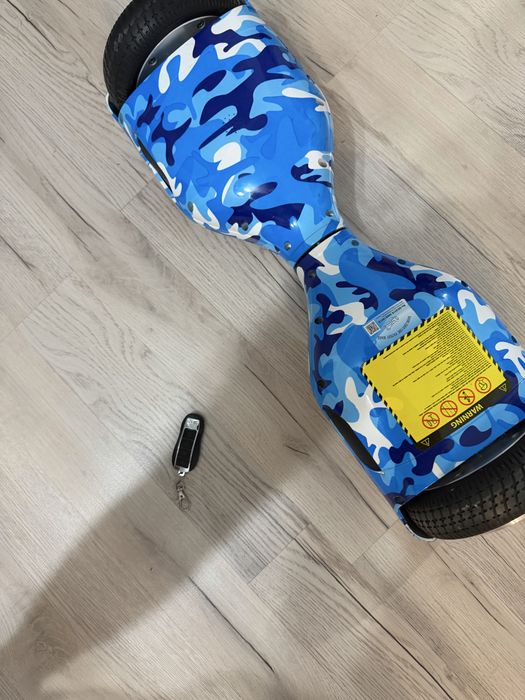 Vand hoverborad model camuflaj albastru