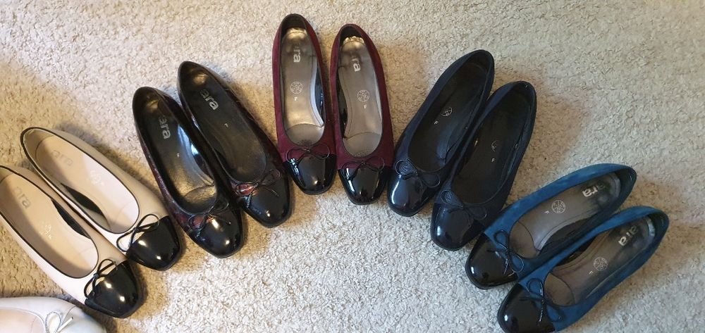 Pantofi balerini Ara piele naturala 41 uk 7