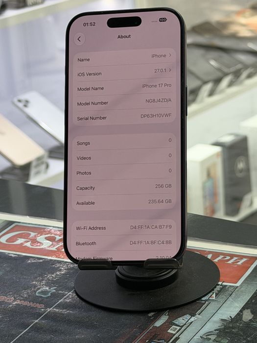 Iphone 17 Pro 256Gb     99%