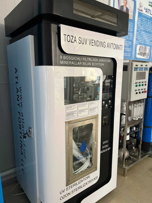 Savdo mashinasi vodomat водамат вендинг vending, vodamat suv apparati,
